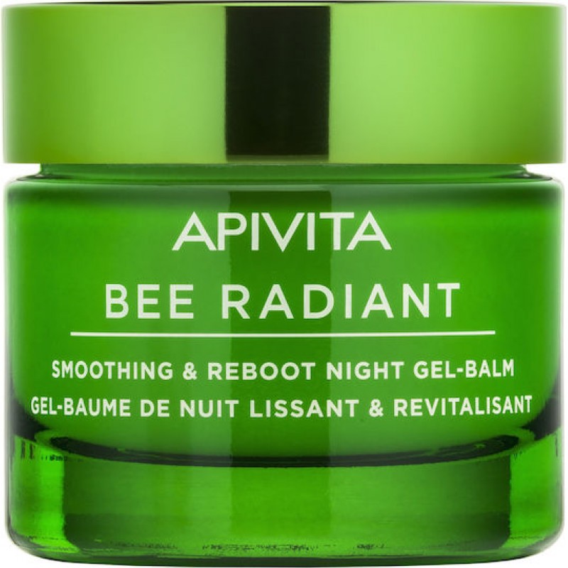 Apivita Bee Radiant Balm Προσώπου Νυκτός για Ενυδάτωση & Αντιγήρανση με Υαλουρονικό Οξύ 50ml