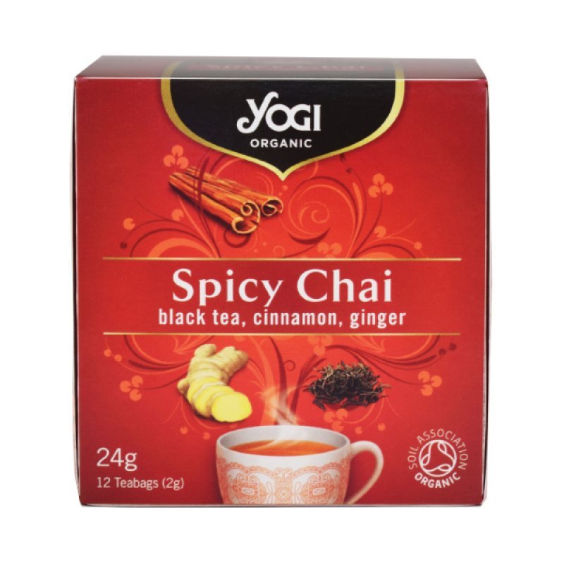 Yogi Tea Organic Spicy Chai 12 Teabags (2,0gr)