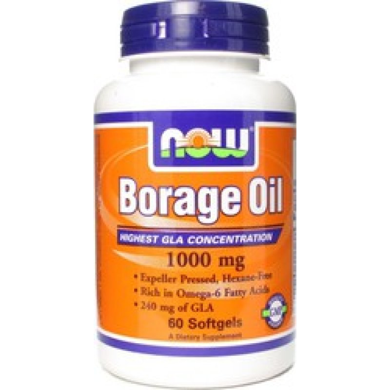 NOW FOODS borage oil 1050mg 60gels