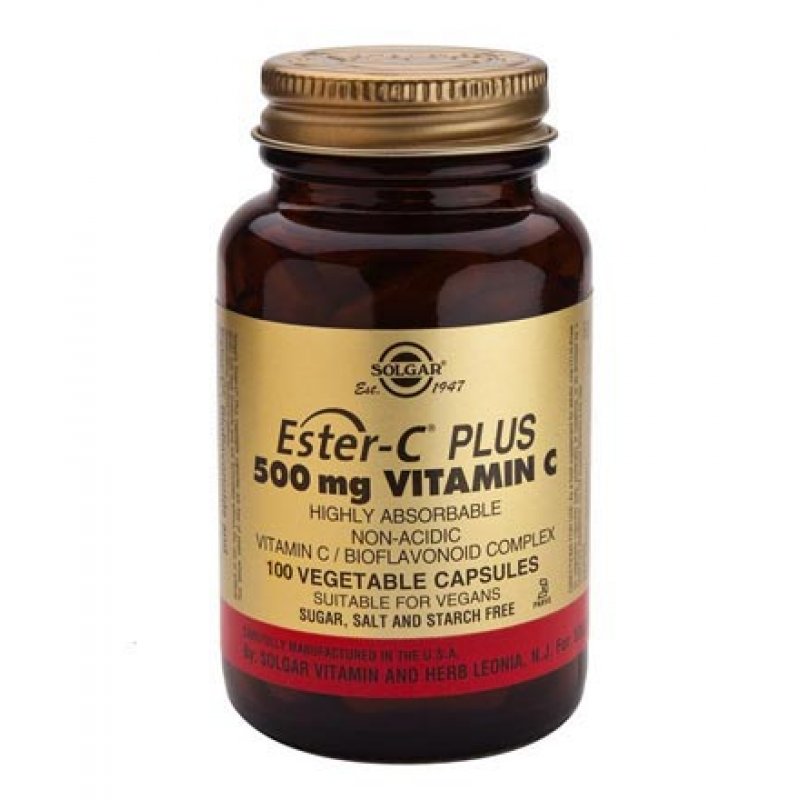 SOLGAR Ester-C 500 mg, 50 φυτοκάψουλες