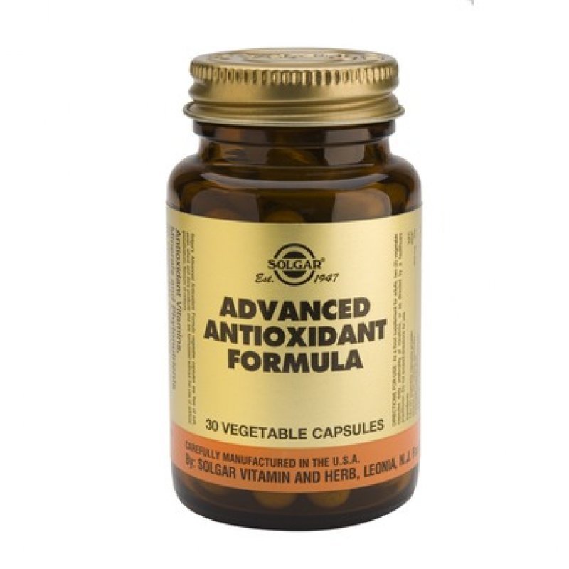 SOLGAR Advanced Antioxidant Formula 30 κάψουλες