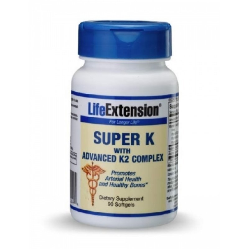 Life Extension SUPER K with Advanced K2 Complex 90 softgels