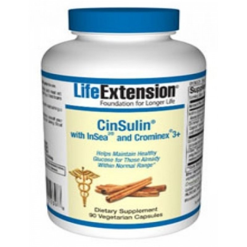 Life Extension CinSulin With Glucose Management 90veg. caps