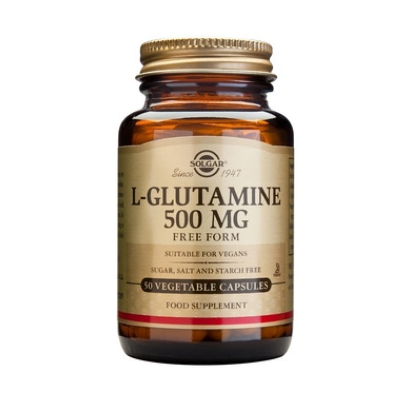 SOLGAR L-Glutamine 500mg 50veg. caps