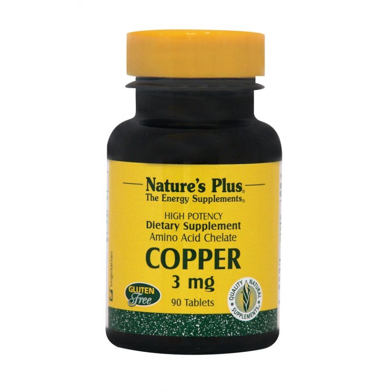 Nature\'s Plus copper 3mg 90tabs