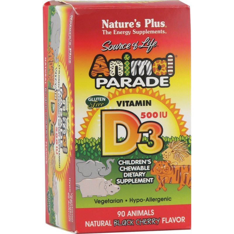Nature\'s Plus Animal Parade Vitamin D3 90 tabs