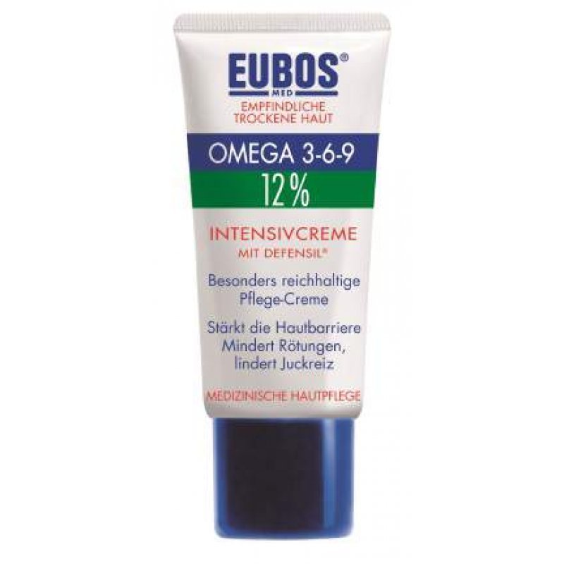 EUBOS - 12%  Omega 3-6-9  INTENSIVE CREAM ΜE DEFENSIL  50ml