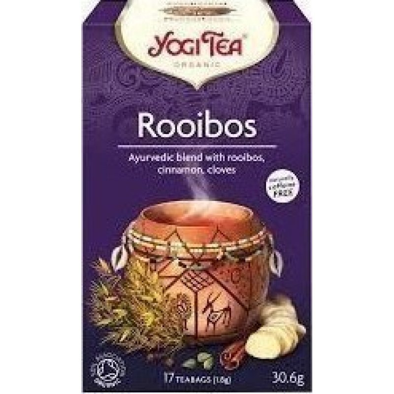 Yogi tea Bιολογικό τσάι Rooibos (Αφρικανικό ρόφημα για αναγέννηση) 17 Φακελάκια
