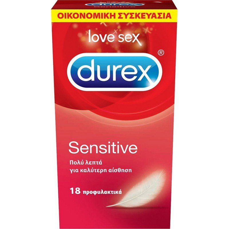 DUREX  Sensitive 18 Προφυλακτικά