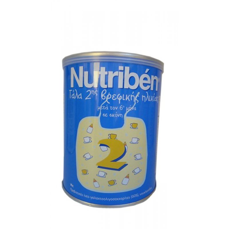 Nutriben 2 Γάλα δεύτερης βρεφικής ηλικίας από 6 έως 12 μηνών  400gr