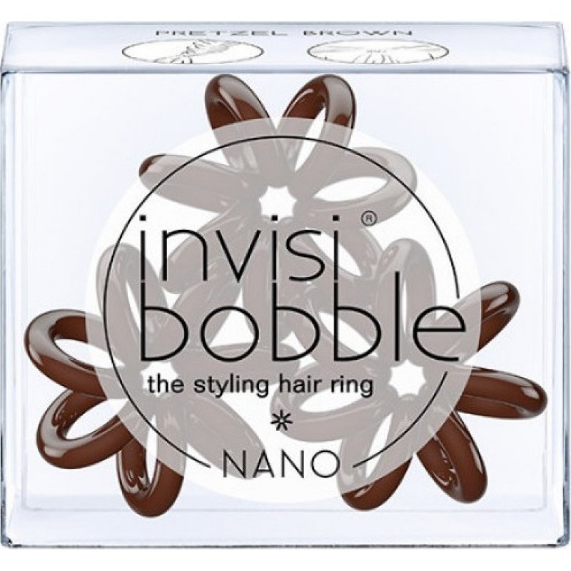 INVISIBOBBLE Nano Pretzel Brown 3τμχ