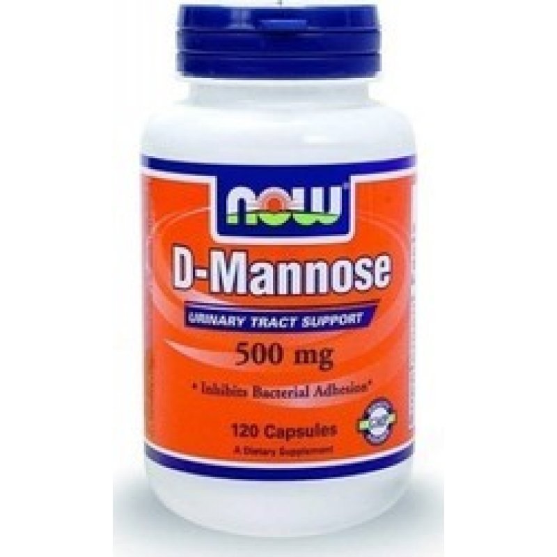 NOW FOODS D-MANNOSE 500 mg 120caps