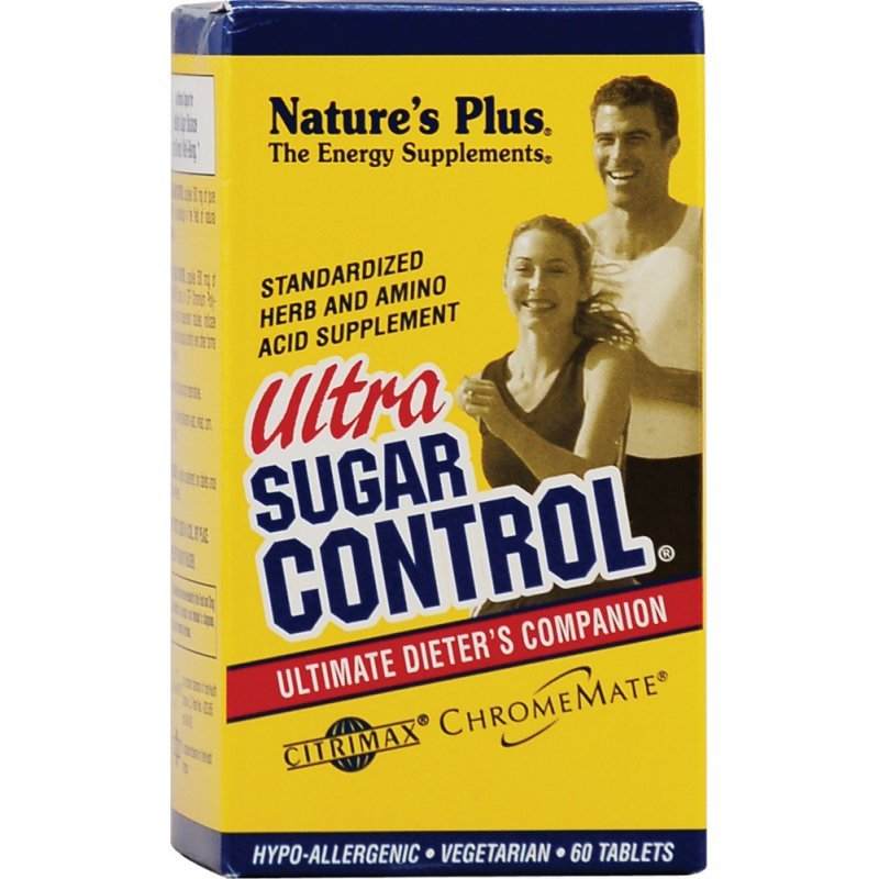 Nature\'s Plus, Sugar Control, 60 vcaps