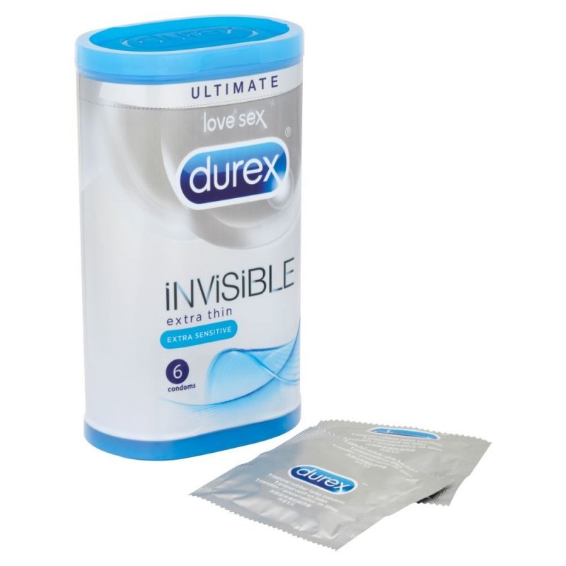 DUREX Invisible  Extra Thin Extra Sensitive 6τεμάχια
