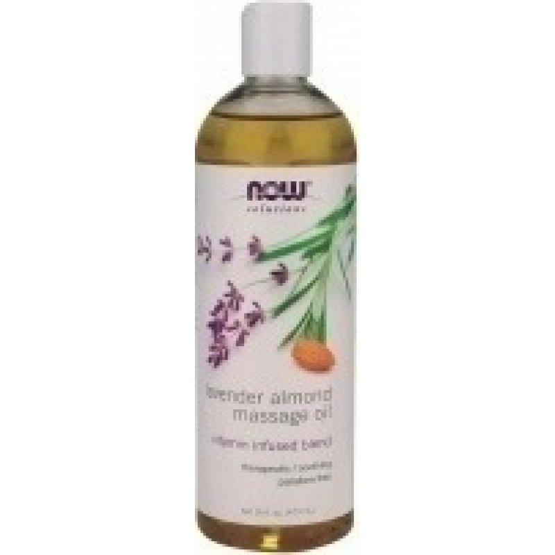Now Foods Lavender Almond Massage Oil 473ml