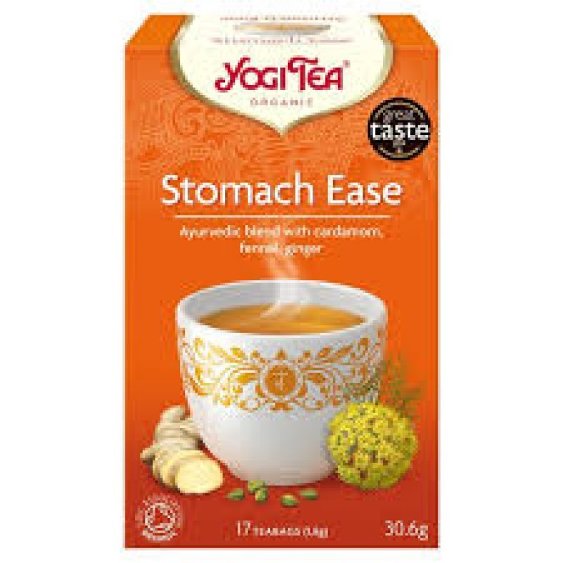 Yogi tea Bιολογικό τσάι Stomach ease (για καλή χώνεψη) 17 Φακελάκια