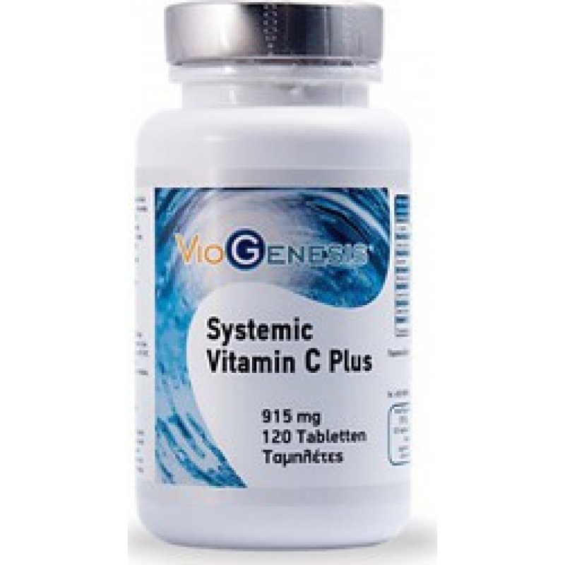 VIOGENESIS  Systemic Vitamin C Plus 915mg 120 tabs