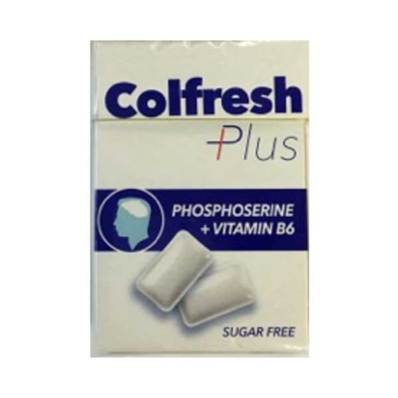 Colfresh Plus Phosphoserine & Vitamin B6 Τσίχλες Με Φωσφοσερίνη & Βιταμίνη Β6 Για Διάυγεια 24g