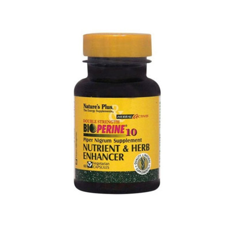 Nature\'s Plus, Bioperine 10 mg, 60 vcaps