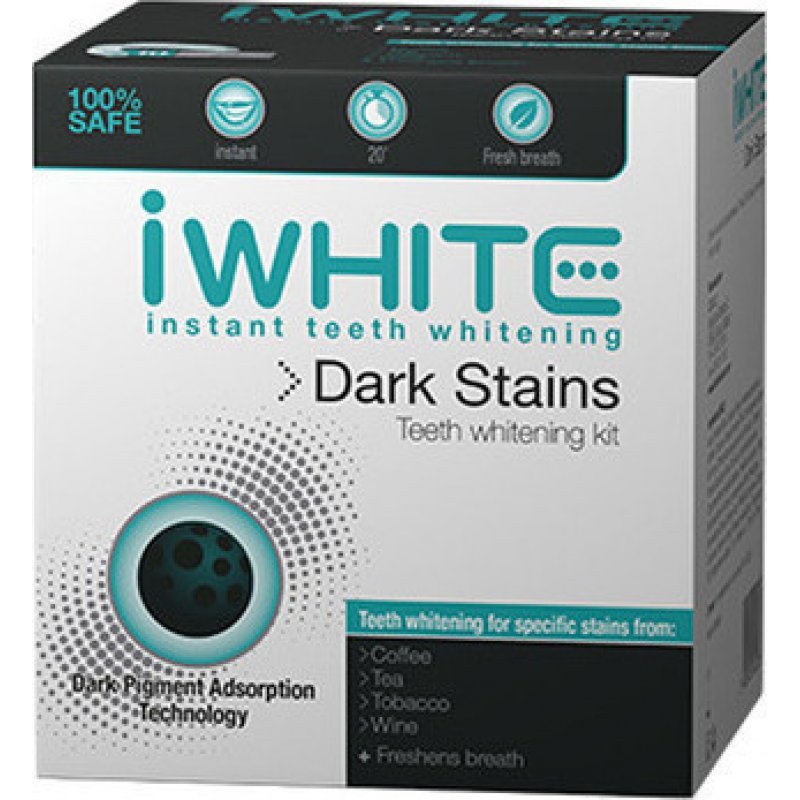 iWhite Dark Stains Σύστημα Λεύκανσης για Σκούρους Λεκέδες 10 τεμάχια