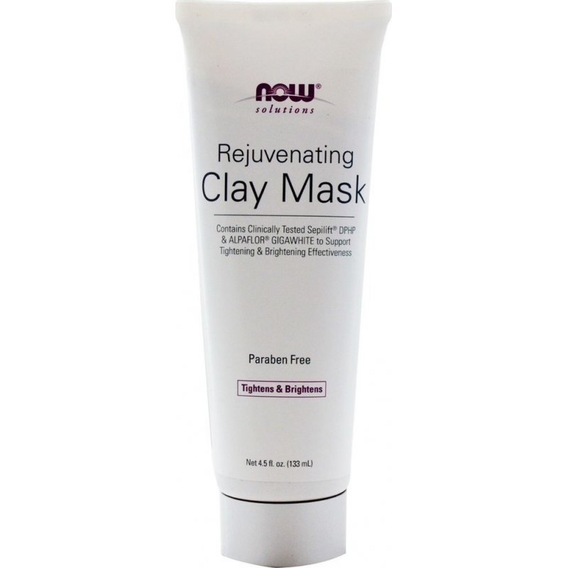 Now Foods Rejuvenating Clay Mask Tightens & Brightens 133ml