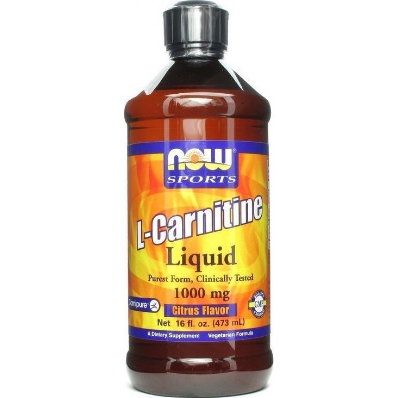 Now Foods L-Carnitine Liquid Citrus Flavor 1000mg 473ml