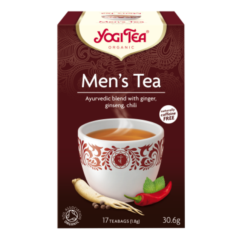Yogi tea Bιολογικό τσάι Men’s (το τσάι του άνδρα) 17 Φακελάκια