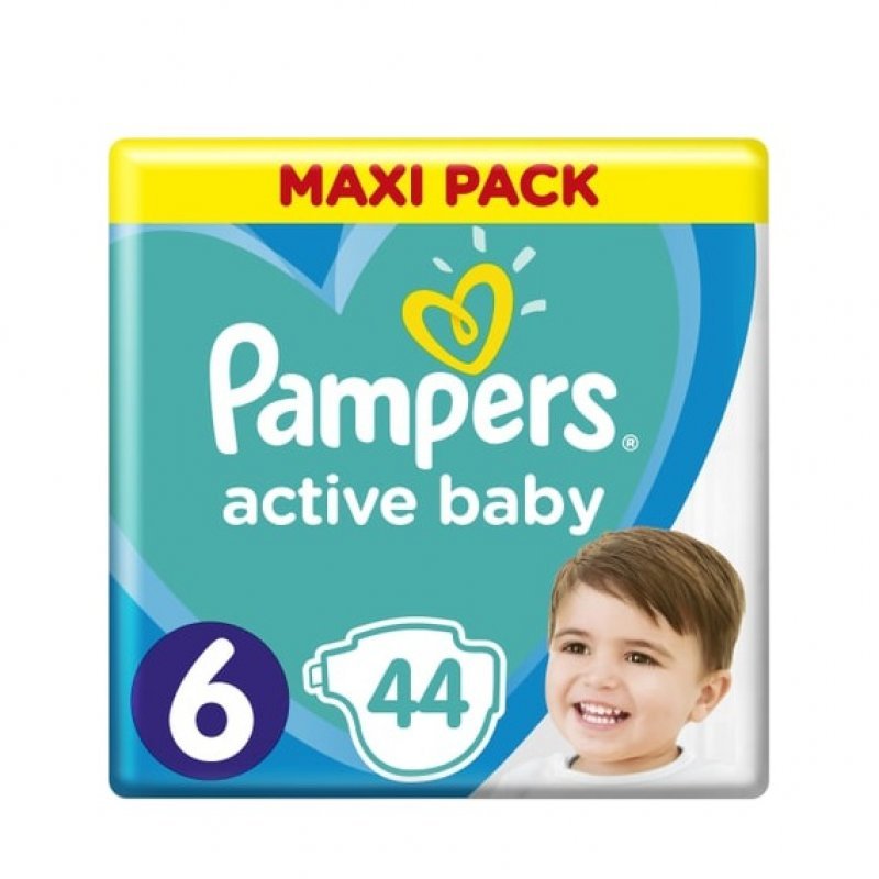PAMPERS Active Baby Maxi Pack No 6 (13-18kg) 44τμχ