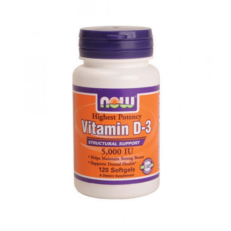 Now Vitamin D3 5000IU 120caps