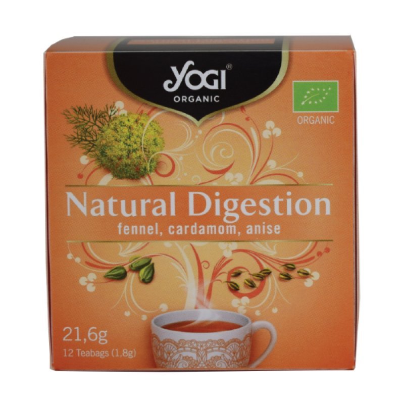 YOGI Tea Organic Tea Natural Digestion 12 Φακελάκια