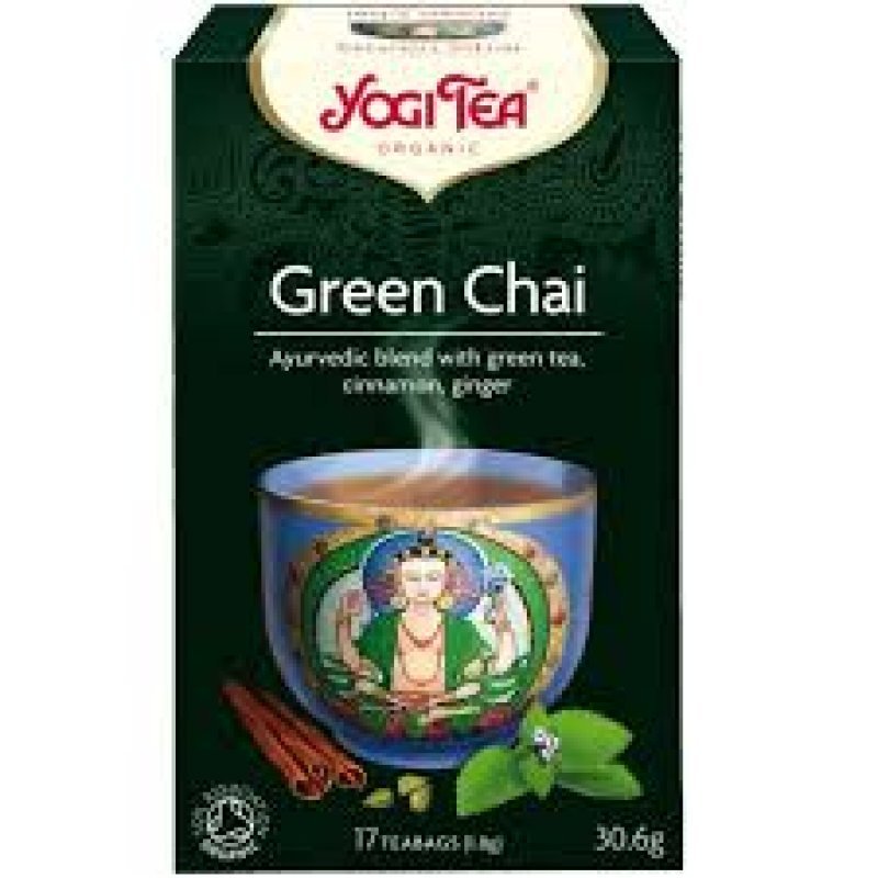 Yogi tea Bιολογικό τσάι Green tea (πράσινο τσάι) 17 Φακελάκια