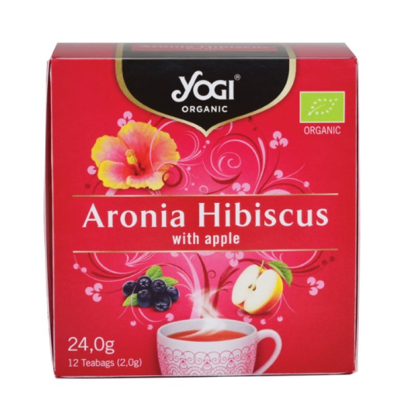 Yogi Tea Organic Aronia Hibiscus 12 Teabags (2,0gr)
