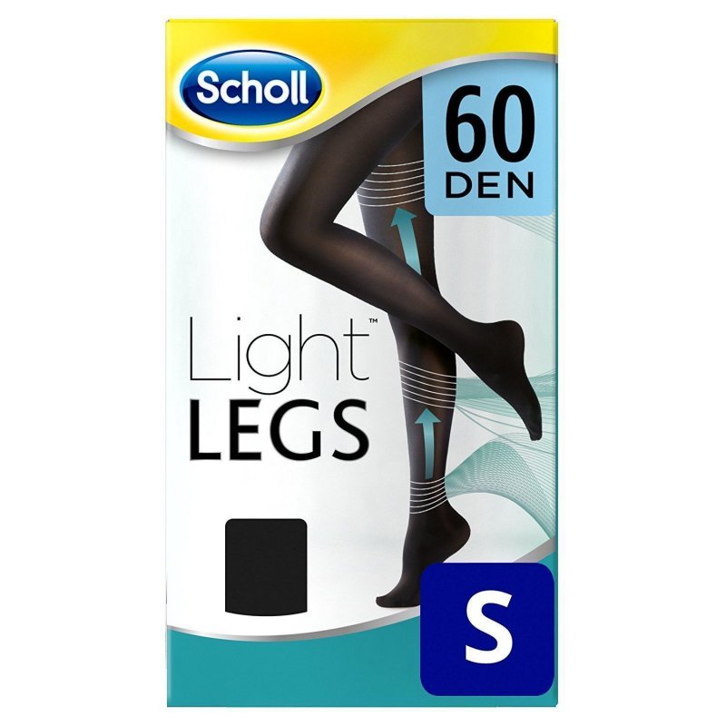 Scholl Light Legs 60 Den Size small Black (Καλσόν Διαβαθμισμένης Συμπίεσης με Τεχνολογία Fibre Firm - Μαύρο Χρώμα)