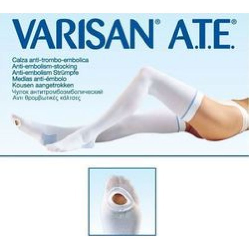 VARISAN  A.T.E Ριζομηρίου Σιλικόνης Αντιθρομβωτικές Κάλτσες 18 mmhg 1Ζευγάρι