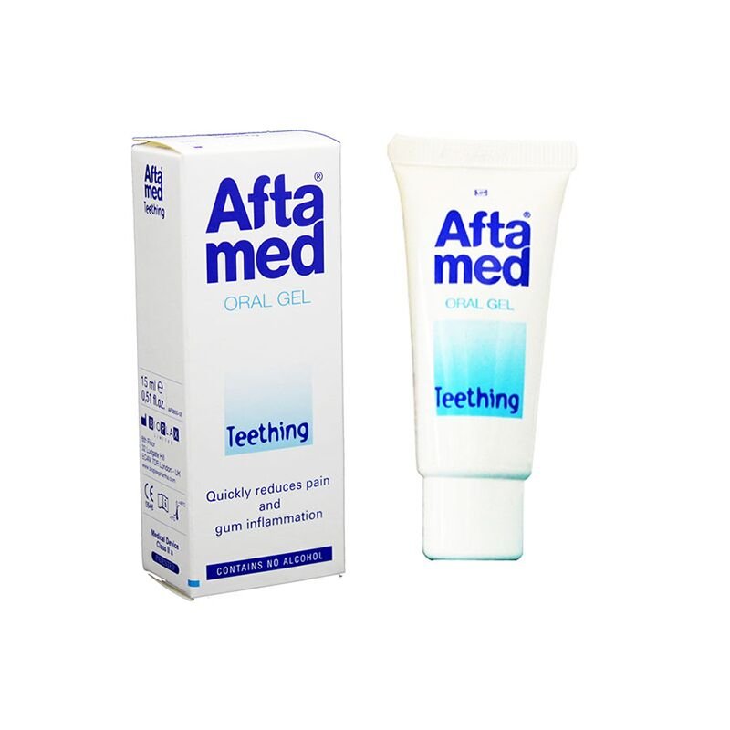 AFTAMED Teething gel 15 ml για την ανακούφιση των ούλων κατά τη νεογιλή οδοντοφυία