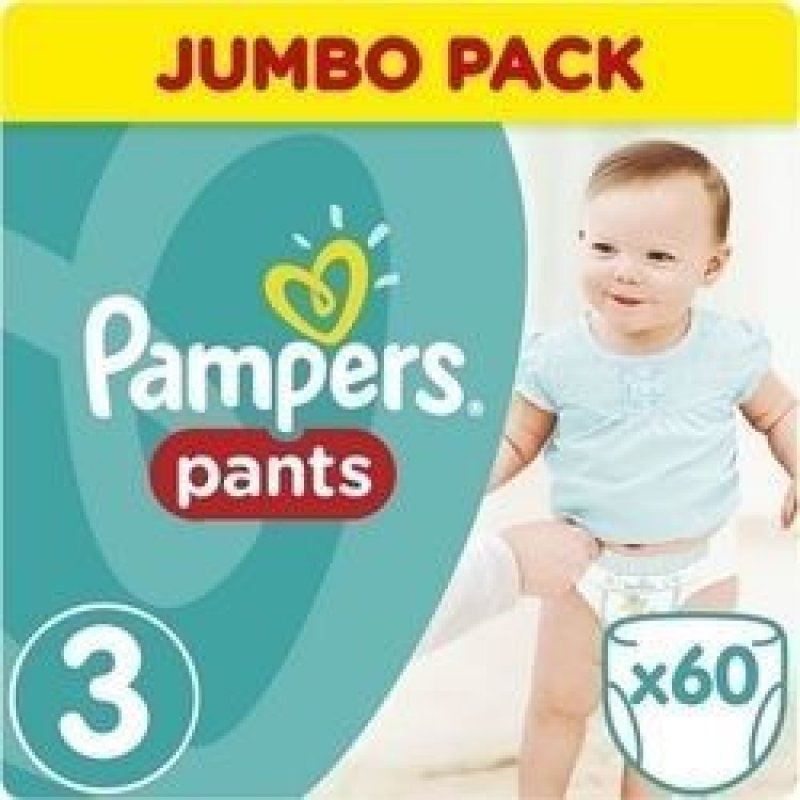 PAMPERS Jumbo Pack Pants No 3 (6-11kg) 60τμχ
