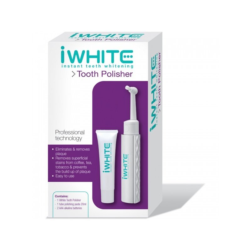 iWhite Tooth Polisher Συσκευή Γυαλίσματος Δοντιών συσκευή μαζί με γυαλιστική κρέμα 1τμχ