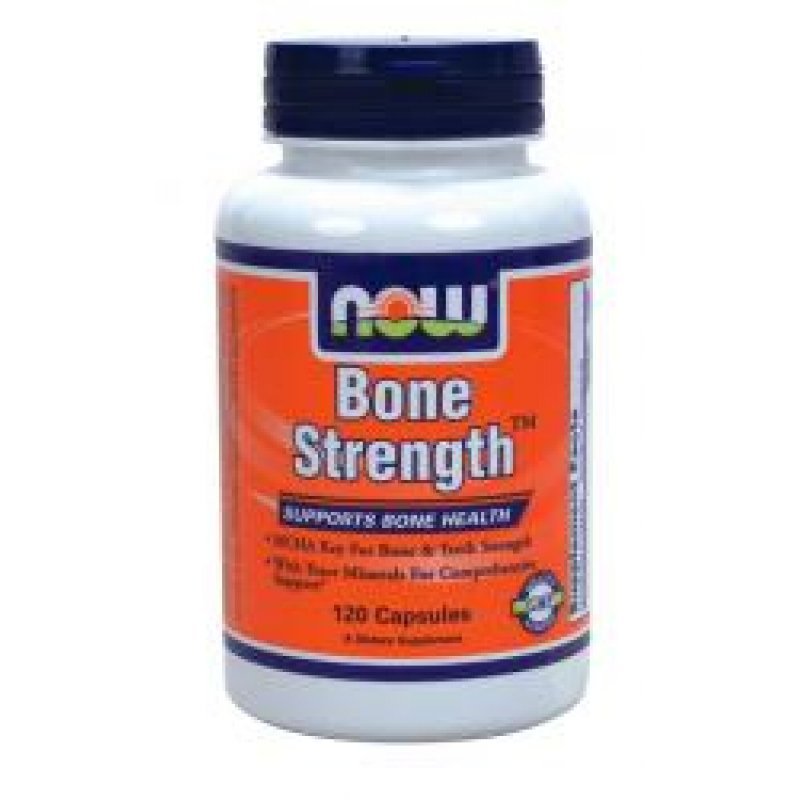 Nowfoods bone strength (hydroxyapatite calcium MCHA formula) 120caps