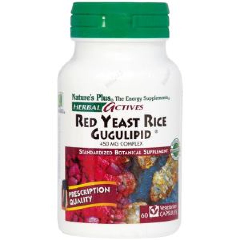 Nature\'s Plus Red Yeast Rice / Gugulipid 450mg 60V.Caps