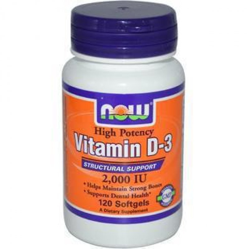 Now Vitamin D3 2.000 IU 120 softgels