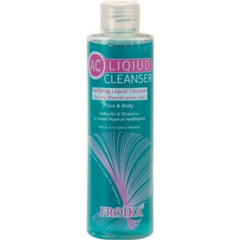 Froika AC Liquid Cleanser 200ml Υγρό καθαρισμού για λιπαρό δέρμα