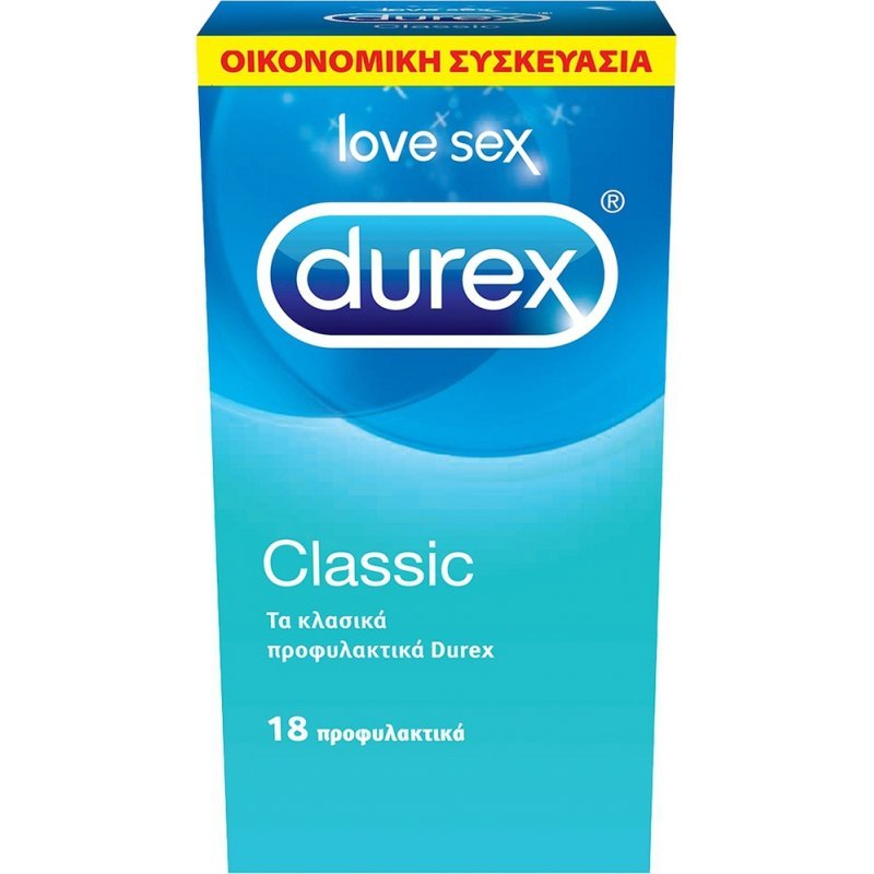 DUREX Classic Προφυλακτικά 18τμχ