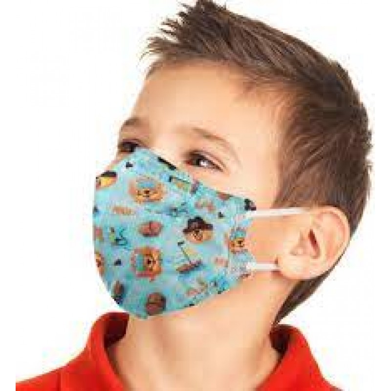 Famex Μάσκα Προστασίας FFP2 NR για Παιδιά με σχέδια (10 τμχ)