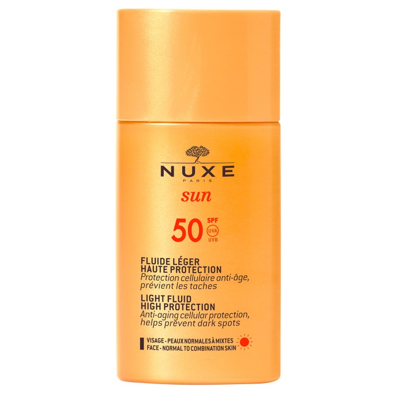 NUXE SUN Face cream- αντηλιακό προσώπου ελαφριάς υφής SPF50, 50ml
