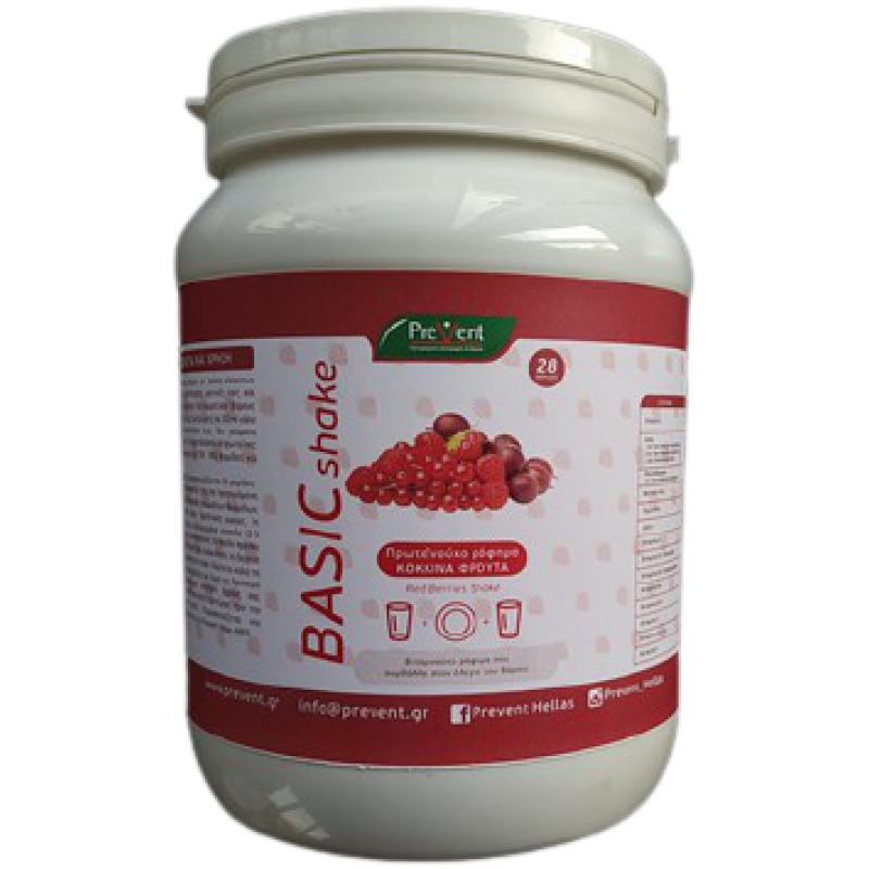 PREVENT Basic Shake Κόκκινα Φρούτα 465g. - 28 μερίδες