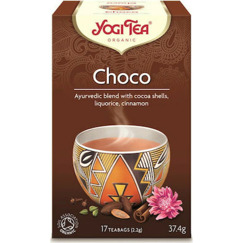 Yogi Tea Τσάι Βιολογικό Προϊόν Choco Aztec Spice 17 Φακελάκια 2.2gr