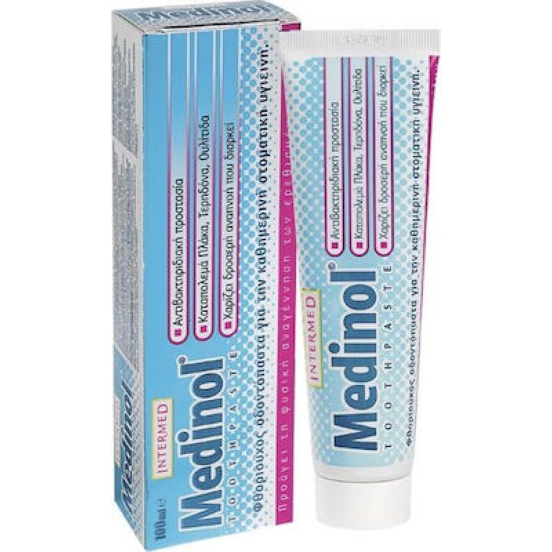 Intermed Medinol Tootpaste Οδοντόκρεμα για Ευαίσθητα Δόντια 100ml Intermed Medinol Tootpaste Οδοντόκρεμα για Ευαίσθητα Δόντια 100ml